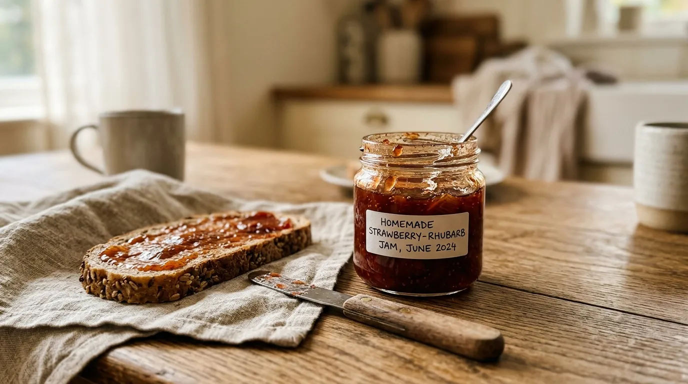 Recette confiture de rhubarbe maison facile