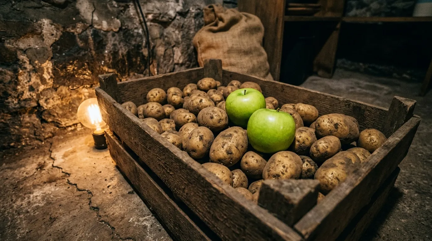 Conservation des pommes de terre en cave : 7 astuces